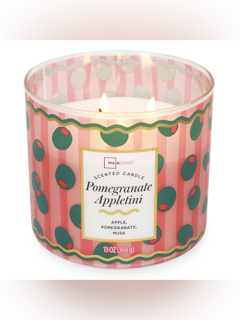 Pomegranate Appletini 3-Wick Candle